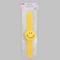 Игольница на браслете &laquo;Смайл&raquo;, 23 &times; 6,5 см, цвет жёлтый