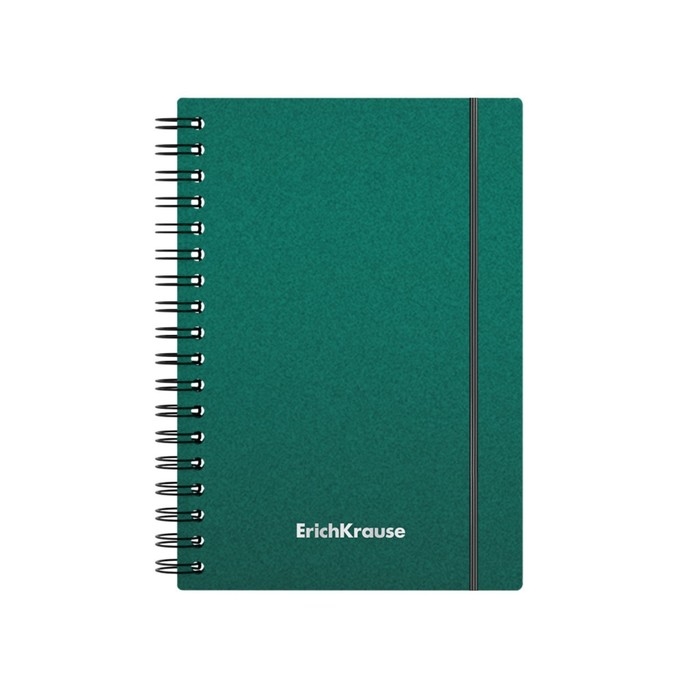 Тетрадь А6 на спирали, 80 листов в клетку, ErichKrause Ice Metallic, пластиковая обложка, на резинке, блок офсет 100% белизна, МИКС Тетрадь А6 на спирали, 80 листов в клетку, ErichKrause Ice Metallic, пластиковая обложка, на резинке, блок офсет 100% белизна, МИКС