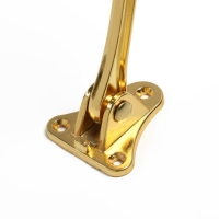 Фиксатор дверной LOCKLAND, "козья ножка", цвет золото Фиксатор дверной LOCKLAND, "козья ножка", цвет золото