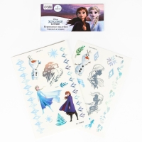 Набор детских тату «Холодное сердце», 21 шт., светятся в темноте Набор детских тату «Холодное сердце», 21 шт., светятся в темноте