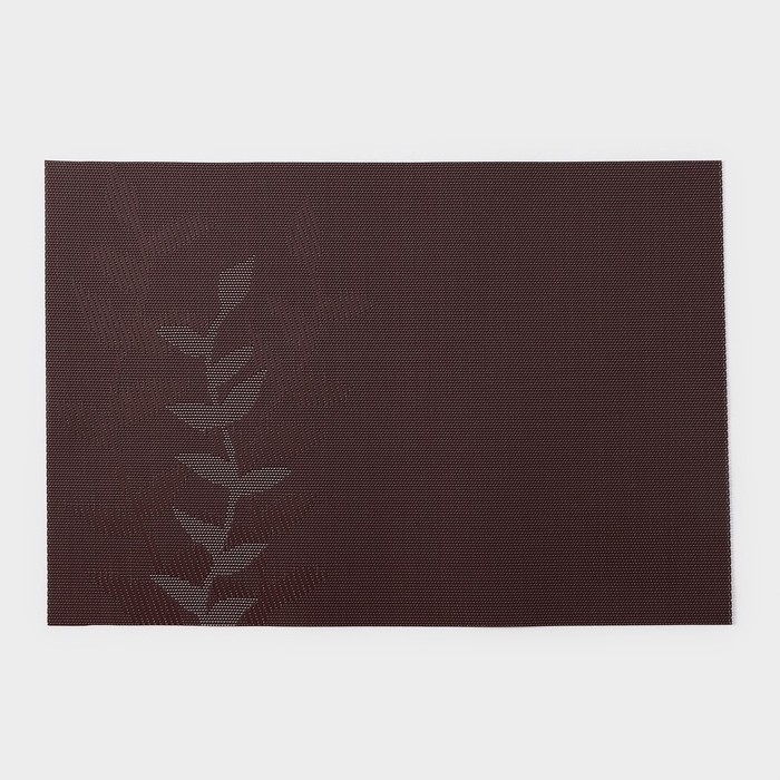 Салфетка сервировочная на стол Доляна «Росток», 45×30 см, цвет серый Салфетка сервировочная на стол Доляна «Росток», 45×30 см, цвет серый