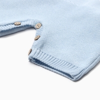 Комбинезон детский вязаный MINAKU, рост 86-92, цвет голубой