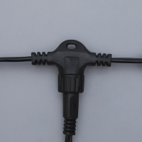 Гирлянда &laquo;Занавес&raquo; 2 &times; 1.5 м, IP44, УМС, тёмная нить, 360 SMD-LED, свечение тёплое белое, 220 В