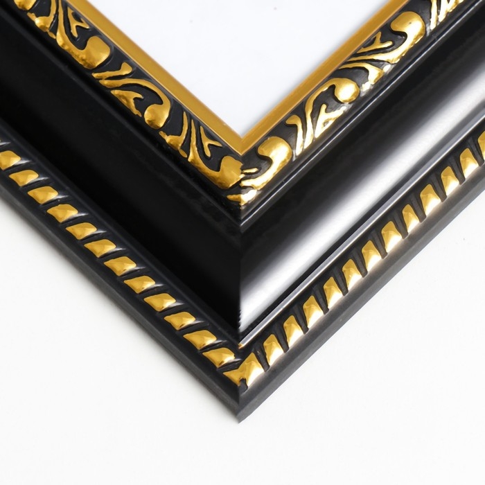 Фоторамка пластик 15х21 см Interior Office 789  черный (25/1000)