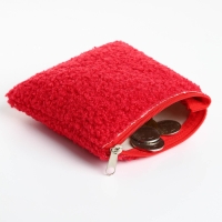 Кошелёк на молнии, цвет красный Кошелёк на молнии, цвет красный