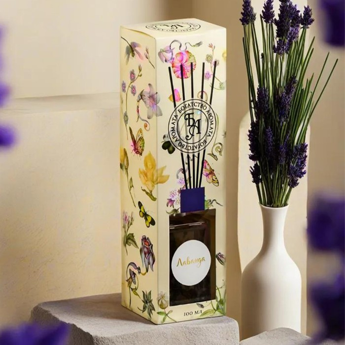 Диффузор ароматический Диффузор ароматический "Артдекор", 100 мл, лаванда, "Богатство Аромата"