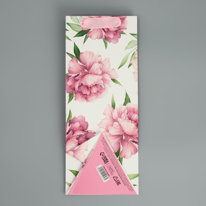 Пакет подарочный под бутылку, упаковка, &laquo;Самой&raquo;, 13 х 32 х 11,3 см