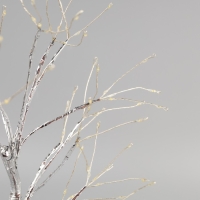 Светодиодный куст «Ива» 45 см, 108 LED, постоянное свечение, батарейки ААх3 (не в комплекте), USB, свечение тёплое белое Светодиодный куст «Ива» 45 см, 108 LED, постоянное свечение, батарейки ААх3 (не в комплекте), USB, свечение тёплое белое
