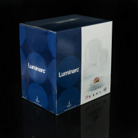 Сервиз столовый Luminarc Carine, стеклокерамика, 19 предметов, цвет белый Сервиз столовый Luminarc Carine, стеклокерамика, 19 предметов, цвет белый