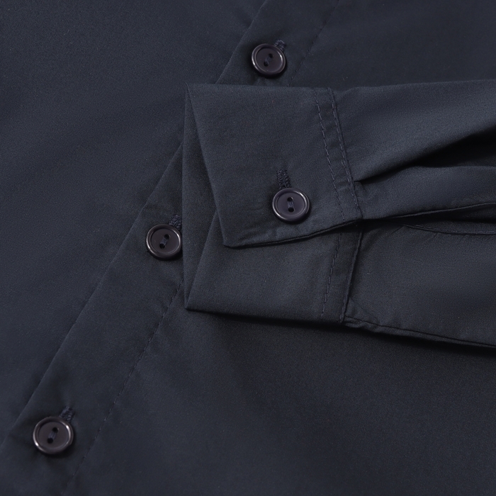 Рубашка для мальчика MINAKU: School Collection, цвет тёмно-синий, рост 122 см