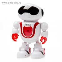 Робот &laquo;Танцор&raquo;, световые и звуковые эффекты, работает от батареек, цвета МИКС