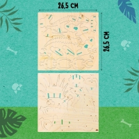 Деревянный конструктор &laquo;Скелет Трицератопса&raquo;