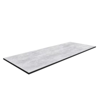 Столешница, 2400х600х18 мм СЕРИЯ SLIM, Бетон Светлый Вулканический 9633