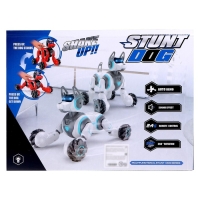 Робот-собака Stunt, на пульте управления, интерактивный, звуковые и световые эффекты, работает от аккумулятора, цвет чёрный