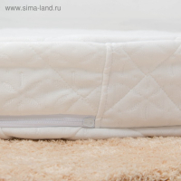 Матрац беспружинный овальный &laquo;Емеля&raquo;, размер 125х75х9 см трикотаж/холлкон