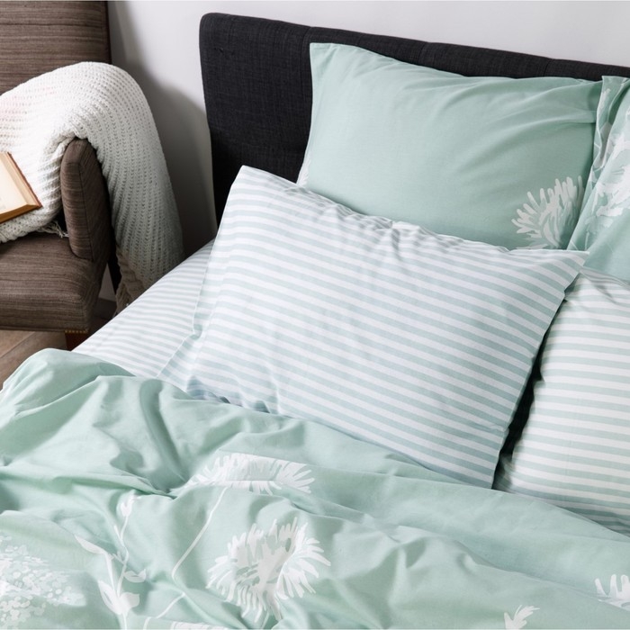 Постельное бельё Евро Luisa de Rizzo Травы 200х215 см, 240х215 см, 70х70 см 2шт, поплин 110гр хл100% Постельное бельё Евро Luisa de Rizzo Травы 200х215 см, 240х215 см, 70х70 см 2шт, поплин 110гр хл100%