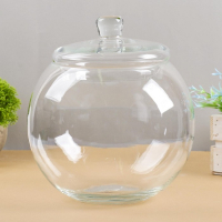 Ваза "Шаровая" 5л с крышкой горл.d-16, 20х23 см (без крышки h-17см) прозрачная Ваза "Шаровая" 5л с крышкой горл.d-16, 20х23 см (без крышки h-17см) прозрачная