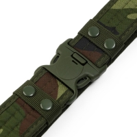 Ремень тактический, 130 см, ширина 5 см, камуфляж woodland Ремень тактический, 130 см, ширина 5 см, камуфляж woodland
