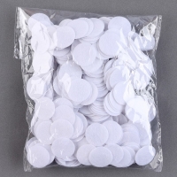 Диски фетровые для творчества и декора &laquo;Кружочки&raquo;, 500 шт., размер 1 шт. &mdash; 2,5 см, цвет белый