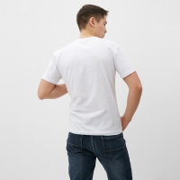 Футболка мужская, цвет белый, размер 52