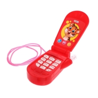 Музыкальный телефон &laquo;Приключения&raquo;, русская озвучка, световые эффекты, работает от батареек, МИКС