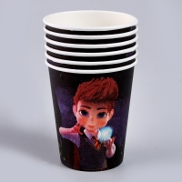 Набор бумажной посуды одноразовый Волшебного дня рождения!&raquo;: 6 тарелок, 6 стаканов