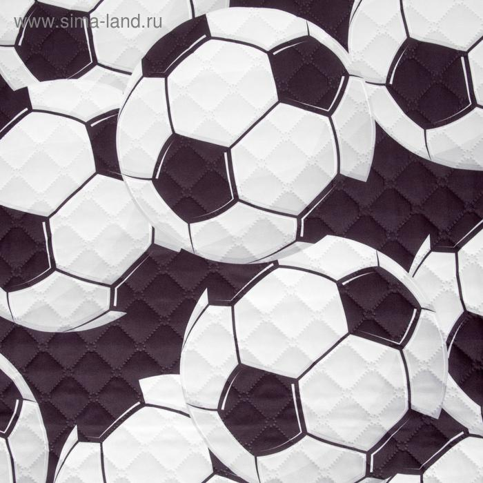 Покрывало детское Этель 1,5 сп &laquo;Футбольный мяч&raquo;, 145х210 &plusmn;5 см, микрофибра