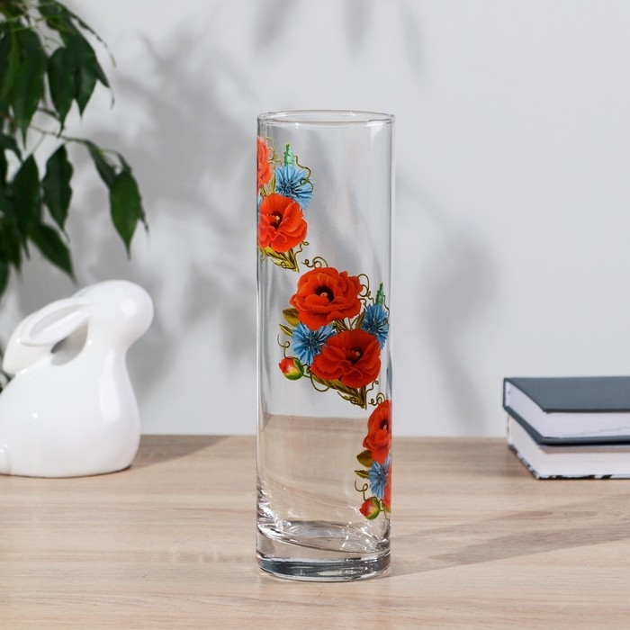 Ваза FLORA Ваза FLORA "Цветочная поляна" 7,5х26,5см МИКС