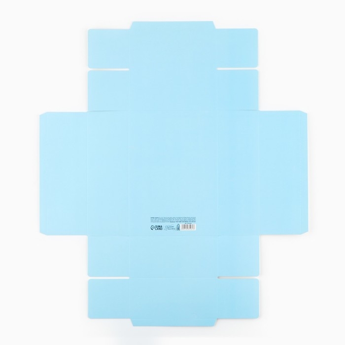 Коробка складная &laquo;С днём рождения &raquo;, 21 х 15 х 7 см