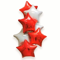 Набор фольгированных шаров &laquo;Яркие звёзды&raquo;, 7 шт.