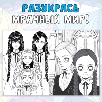 Набор раскрасок &laquo;Загадочная девчонка&raquo;, 4 шт., Аниме, А4 и А5