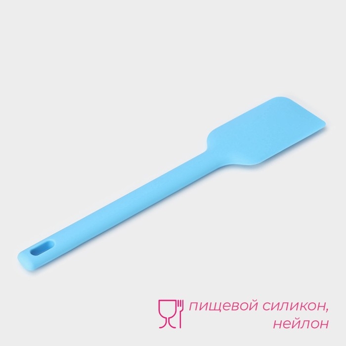 Лопатка Доляна &laquo;Люкс&raquo;, 29&times;5,5&times;1 см, цвет голубой