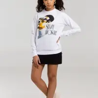 Толстовка &laquo;Меламед. Stevie Wonder&raquo;, белая, размер XXL