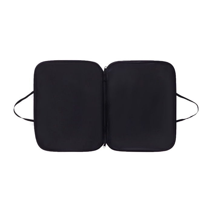 Папка с ручками текстильная А4, Calligrata Папка с ручками текстильная А4, Calligrata "Офис", для бумаг, для офиса, нейлон 600D, серая, ПМ/1, 350 х 270 х 20 мм