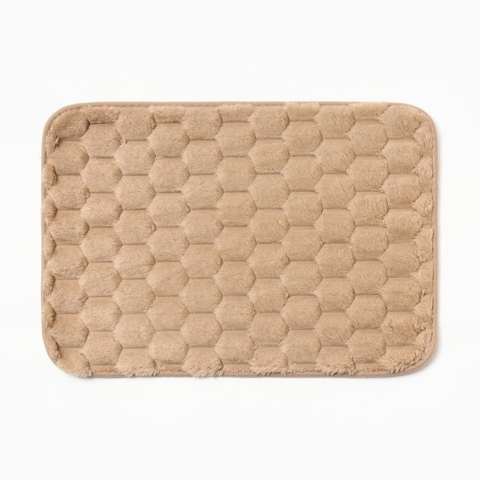 Коврик для ванной Этель Коврик для ванной Этель "Ромбы", цв. бежевый, 40х60 см