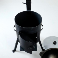 Набор для плова 4 предмета, казан 8л, печь под казан, поварешка 42см, шумовка 43см Набор для плова 4 предмета, казан 8л, печь под казан, поварешка 42см, шумовка 43см