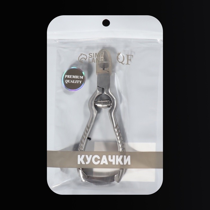 Кусачки педикюрные «Premium», с фиксатором, усиленные, 13,8 см, длина лезвия - 19 мм, цвет серебристый Кусачки педикюрные «Premium», с фиксатором, усиленные, 13,8 см, длина лезвия - 19 мм, цвет серебристый