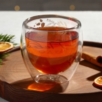 Новый год. Стакан с двойными стенками &laquo;С новым годом&raquo;, 250 мл