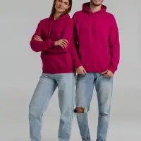 Толстовка с капюшоном Snake II ярко-розовая (фуксия), размер M