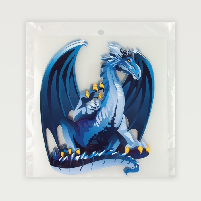 Термотрансфер &laquo;Дракон&raquo;, 16,7 &times; 19,5 см, цена за 1 штуку