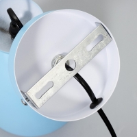 Бра с выключателем на проводе "Клаудиа" Е27 40Вт синий 28х15х20см Бра с выключателем на проводе "Клаудиа" Е27 40Вт синий 28х15х20см