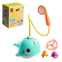 Фонтанчик для купания в ванной «Китёнок», лейка, 3 сменных насадки Фонтанчик для купания в ванной «Китёнок», лейка, 3 сменных насадки