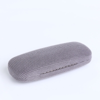 Футляр для очков на хлопушке, длина 16 см, цвет серый