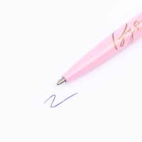 Ручка металл с поворотным механизмом &laquo;Вдохновляй&raquo;, синяя паста 1.0 мм