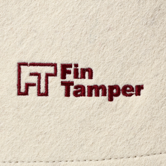 Премиальная шапка для бани из шерсти альпаки, мериноса и шелка, белая