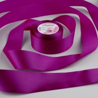 Лента атласная, 50 мм &times; 23 &plusmn; 1 м, цвет пурпурный №29