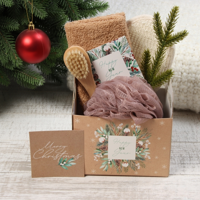 Набор подарочный Этель &laquo;Новый год: Happy New year&raquo; полотенце и аксессуары