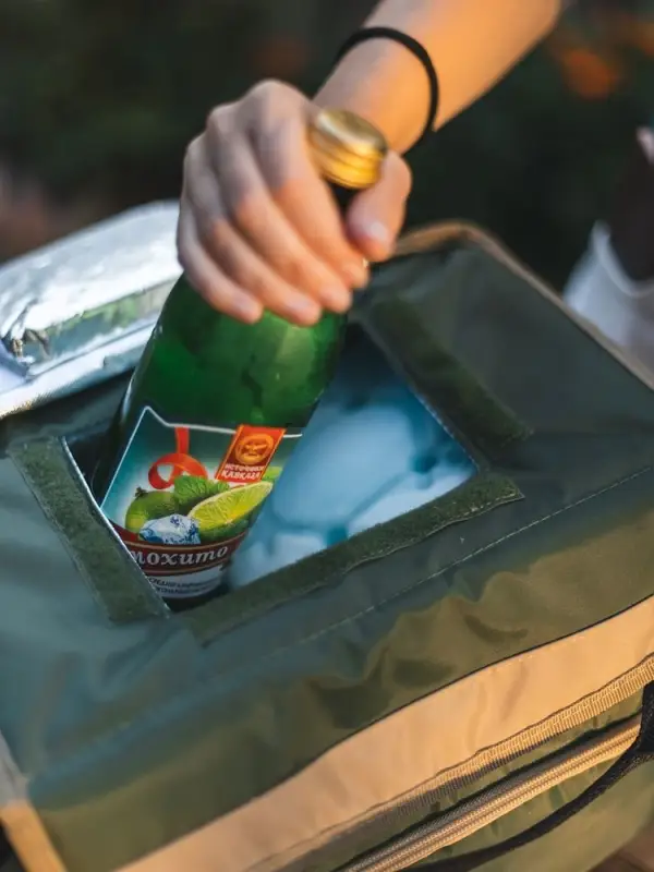 Термосумка с люком &laquo;Арктика&raquo;, M, зеленая