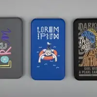 Аккумулятор Uniscend Starry с подсветкой, 5000 мАч, черный Аккумулятор Uniscend Starry с подсветкой, 5000 мАч, черный