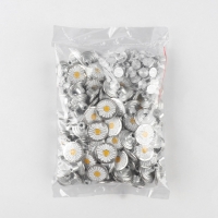 Набор джинсовых пуговиц «Ромашка», 17 мм, 100 шт, цвет серебряный Набор джинсовых пуговиц «Ромашка», 17 мм, 100 шт, цвет серебряный